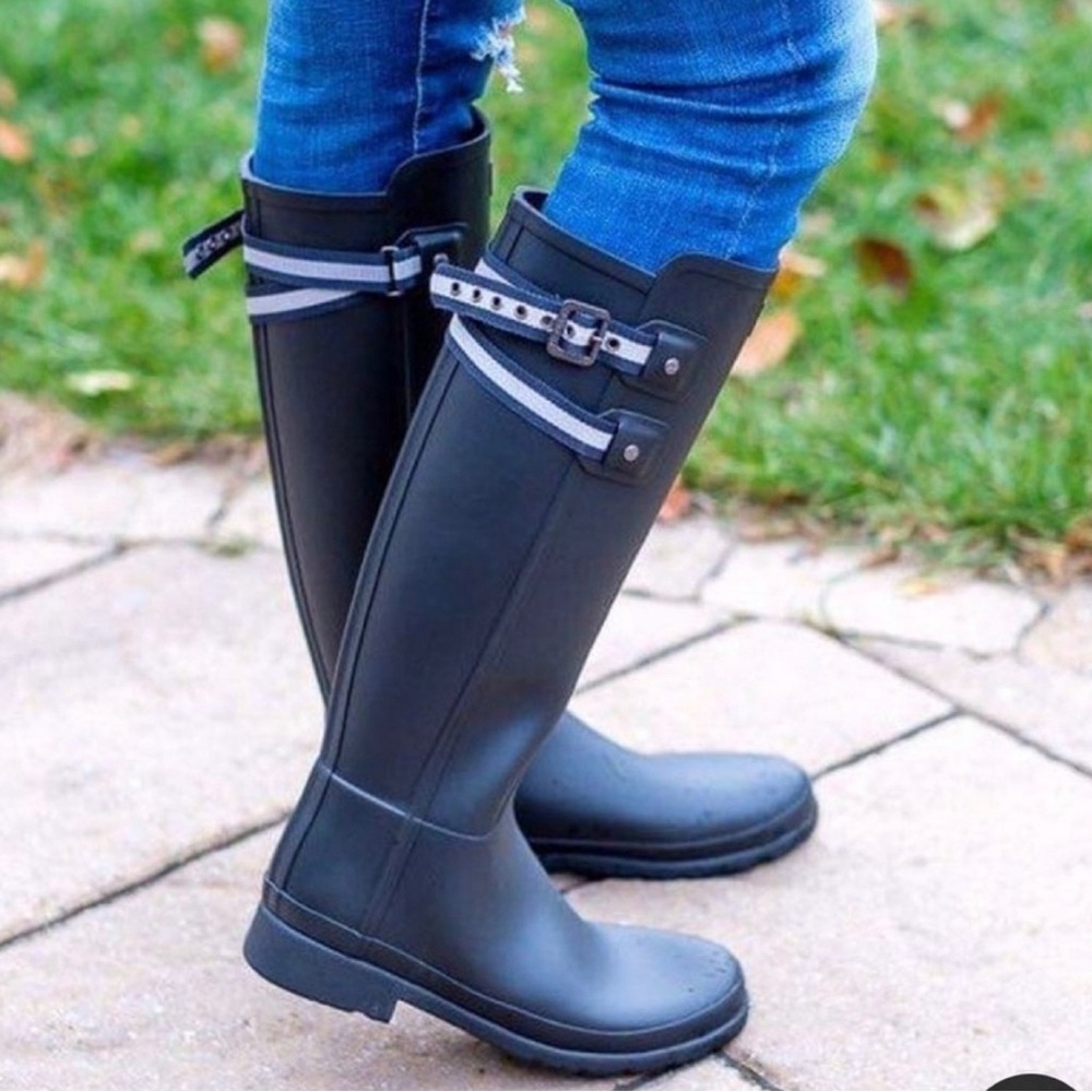 Matte Navy (Black?) Hunter Boots